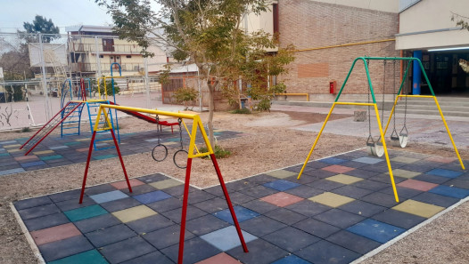 imagen Habilitaron el patio de juegos renovado