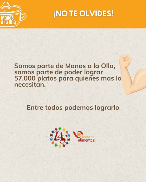 imagen La Escuela colaborará con el Banco de Alimentos de Mendoza