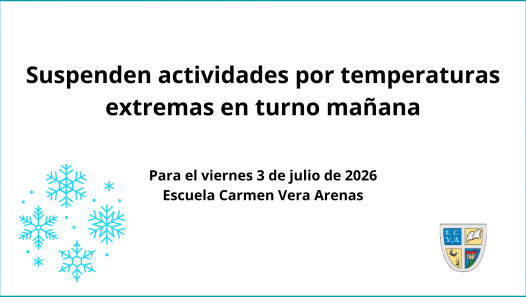 imagen Turno mañana del viernes 3 de julio: se suspenden actividades por temperaturas extremas
