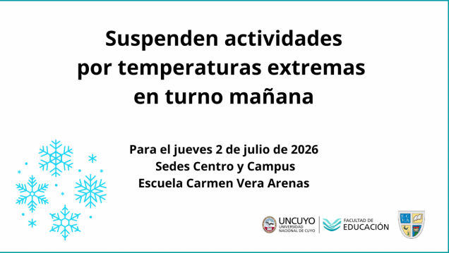 imagen Turno mañana del jueves 2 de julio: se suspenden actividades por temperaturas extremas