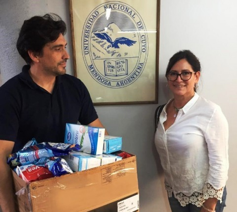 imagen La Escuela Carmen Vera Arenas colaboró con el Banco de Alimentos de Mendoza