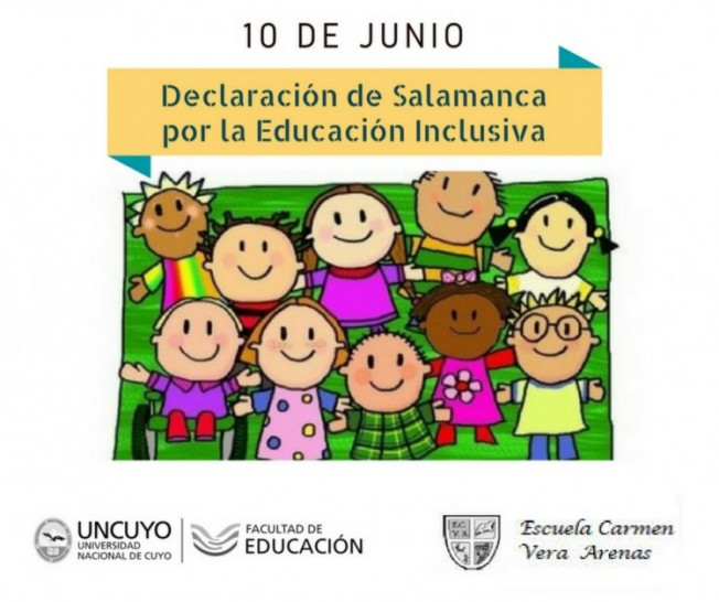 imagen 10 de junio: Día de la Declaración de Salamanca por las NEE y la Educación Inclusiva