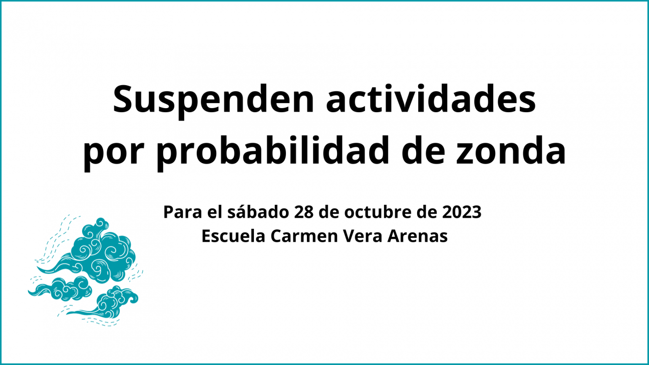 imagen Sábado 28 de octubre: no habrá actividades por probabilidad de viento zonda