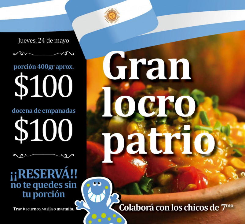 imagen ¡Gran locro patrio!