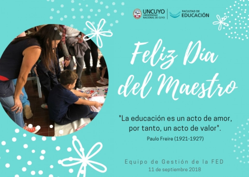 imagen Saludamos a nuestros maestros y maestras en su día ¡FELIZ DÍA!